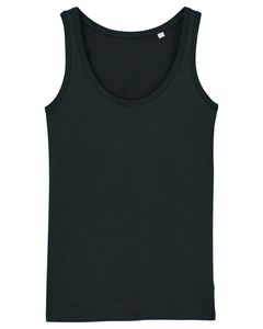 Camiseta corta sin mangas acanalada cómoda y transpirable para mujer al por mayor, chaleco sin mangas con tejido fino sólido, Top corto informal para mujer - Product Image 2