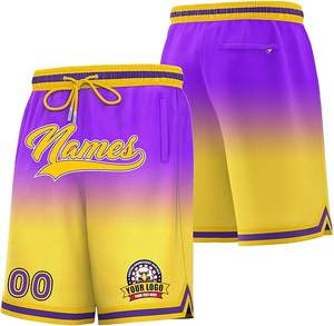 Pantalones Cortos de Baloncesto HIC Personalizados, 320g, Estampados, Transpirables, de Secado Rápido, Ligeros, de Alta Calidad, Doble Capa, Malla de Verano, Unisex - Product Image 5