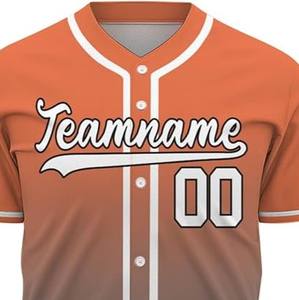 Maillot de baseball de haute qualité pour hommes, vêtements de sport anti-rides avec logo personnalisé, design respirant, vente chaude - Product Image 4