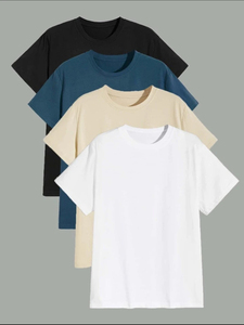 เสื้อยืดพรีเมียมเนื้อหนา แขนสั้น สไตล์ลำลองสำหรับฤดูร้อน ลายกราฟิกสไตล์เรโทร - Product Image 2