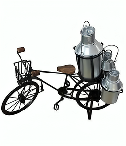 Decorative Cast Brass <b>Bicycle</b> Miniature with Premium Finish Handmade Home Decor Statue for Living Room Office Interior - Product Image 1