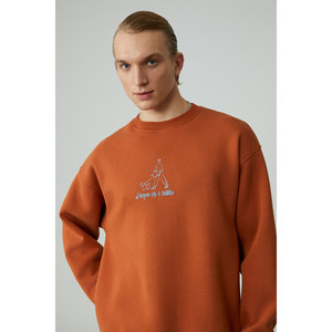 GRIMELANGE MINTY <b>Men's</b> Round Neck 3 Yarn <b>Sweatshirt</b> - Product Image 2