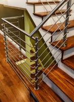 Garde-corps de broche de barre personnalisable en acier inoxydable moderne résistant à la rouille facile balcon escalier pont main courante balustrades durables