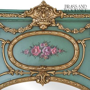 Marco de Espejo Pintado a Mano Clásico, Espejo de Pared de Lujo - Product Image 4