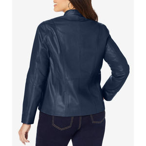 Veste en cuir véritable pour femmes Moto en peau de mouton Street Fashion Outdoor Clothing Winter Genuine Leather Women's Jackets - Product Image 3