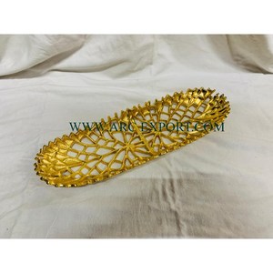 Bol à soupe martelé rond en forme de feuille avec design latéral floral blanc pour vaisselle bol de nourriture décoratif par ARC Export - Product Image 6