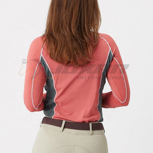 Camisa térmica de capa base de equitación de compresión de alta calidad diseñada para una flexibilidad de comodidad cálida para jinete profesional - Product Image 2