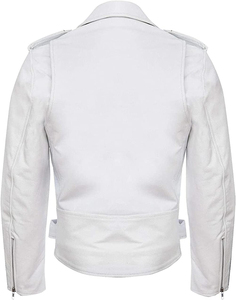 แจ็กเก็ตหนังแท้สำหรับผู้ชาย, แจ็กเก็ตหนังเทียมธรรมดาสำหรับขี่มอเตอร์ไซค์เสื้อแจ็คเก็ตหนัง PU สำหรับฤดูใบไม้ร่วงฤดูหนาว - Product Image 2