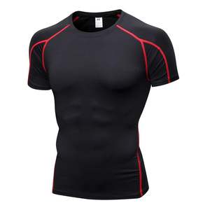 Débardeur pour homme Dry-Fit Léger Respirant Séchage rapide Personnalisé Entraînement Col rond Manches courtes Spandex/Polyester Coupe ajustée Tout - Product Image 4