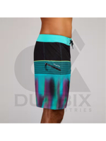 Short de surf homme 100% polyester motif personnalisé couleur logo nom 3D Art