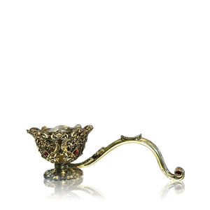 Brûleur d'encens en métal de style unique de qualité supérieure brillant Mubkhar pour la fabrication artisanale arabe Bakhoor arabe Mubkhar pour la décoration - Product Image 5