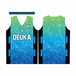 เสื้อบาสเก็ตบอลผ้าตาข่ายโพลีเอสเตอร์ 100% แห้งเร็ว ผลิตตามแบบ OEM พร้อมพิมพ์โลโก้ทีม ชื่อ/หมายเลข ด้วยเทคนิคซับลิเมชั่น สำหรับเยาวชน - Product Image 2