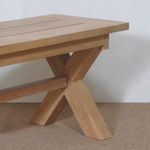 Banc extérieur moderne en teck pour banc de pique-nique pour la maison jardin extérieur Patio parc hôpital Application - Product Image 5