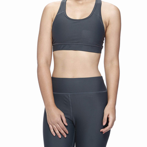 Conjunto de yoga para mujer, 2 piezas, talla grande, logotipo personalizado, ropa de gimnasio sin costuras, conjunto de yoga para mujer, transpirable, secado rápido - Product Image 5