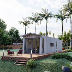 Cabaña Modular Contemporánea de Lujo de 430 Pies Cuadrados, Prefabricada, Aislada, con Estructura de Acero, Impermeable, Ecológica y Resistente al Fuego - Product Image 1