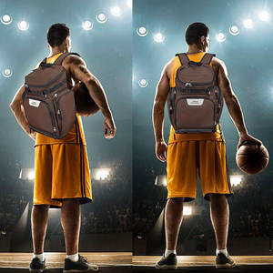 Sac à dos de sport personnalisé de haute qualité, antivol, pour le basketball ou le football, avec fermeture à glissière, faible MOQ offert - Product Image 6