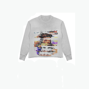 2025 nuevos diamantes de imitación Sun Faded Screen Print logo Set chándales para adultos de alta calidad hombres y mujeres chándal 2 - Product Image 2