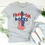 T-shirt Freedom Rocks 100% coton, tissu jersey respirant, décoration logo - Product Image 3