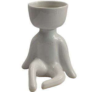 Maceta de Porcelana Art Deco Ecológica para Plantas Suculentas y Flores de Interior, Venta al por Mayor - Product Image 1