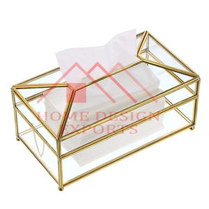 Caja de pañuelos de almacenamiento de baño de último diseño para decoración del hogar superventas caja de pañuelos de forma Rectangular cubierta para Baño - Product Image 4