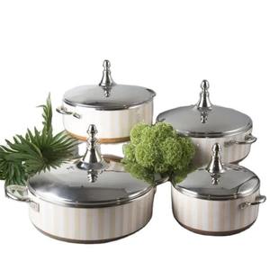 Casseroles en bois faites à la main de style arabe pas cher prix de gros Hotpot fournitures rondes - Product Image 5