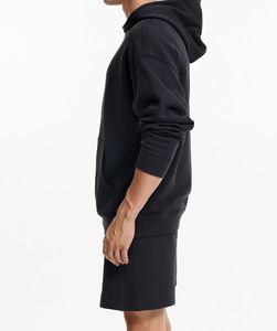 Thick Fleece Pullover Winter Warm Casual Cotton Streetwear pullover long sleeve with hooded <b>plain</b> <b>hoodies</b> for <b>men</b> - Product Image 2