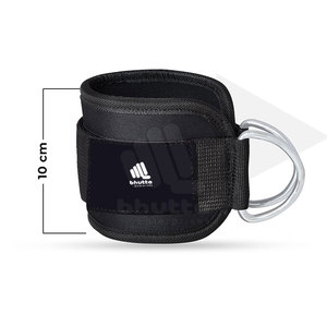 Sangles de cheville réglables pour la musculation en salle de sport pour hommes, en nylon, antidérapantes, avec fermeture auto-agrippante, haute qualité - Product Image 4