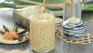 Japanese Kakkyo Salted Scallion Sweet Sour in <b>Jar</b> - Product Image 2