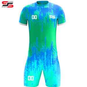 Uniformes de fútbol de equipo de alta calidad, camisetas de fútbol, conjunto de pantalones cortos de dos piezas para hombre, conjunto de uniforme de fútbol por sublimación personalizada - Product Image 1