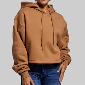 Sudadera Personalizada 100% Algodón, Manga Larga, Tallas Grandes, Sudadera con Capucha para Mujer, para Gimnasio, Invierno - Product Image 1