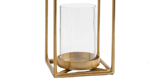 Lanterne décorative de bougie en métal de fer d'hôtel d'intérieur extérieur de finition d'or pour la vaisselle accrochant pour des buts décoratifs - Product Image 4