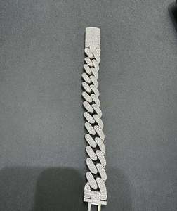 กำไลเงิน VVS Moissanite 925 22mm 8นิ้ว - Product Image 5