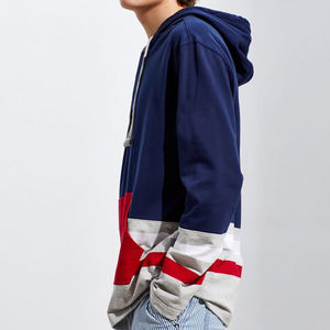 Sweat-shirts à capuche pour hommes de haute qualité, en molleton de coton respirant, doublés, brodés, avec logo personnalisé, effet délavé vintage et décoloré à l'acide - Product Image 2