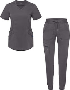 Ensembles de blouses d'infirmière d'usine, ensembles de blouses d'hôpital en deux pièces, uniforme d'infirmière, prix de gros, ensembles d'uniformes médicaux - Product Image 1