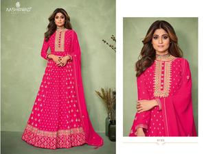 Robe de mariée de qualité export, robes de mariée, salwar kameez, robes de soirée indiennes, robe Anarkali, prix bas, Inde - Product Image 2