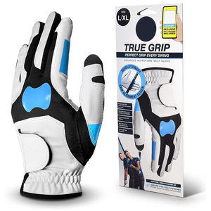 ถุงมือกอล์ฟผ้าสแปนเด็กซ์นุ่มวัสดุที่เหนือกว่าวางกลยุทธ์ในหนังแกะแท้ - Product Image 1
