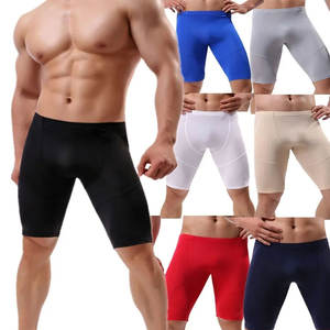 Short en maille athlétique à taille élastique sportif à séchage rapide Short de compression d'entraînement solide pour la compression au meilleur prix - Product Image 2