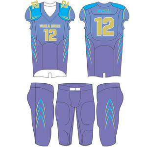 American <b>Football</b> Uniform Customized Brand Logo American <b>Football</b> Uniform for Sale - Product Image 2