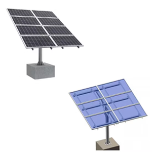 Hb-apvs Hệ thống theo dõi năng lượng mặt trời tự động theo dõi trục đơn với điều khiển bằng tay và bảo vệ gió - Product Image 5