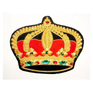 Écusson de broderie tissé personnalisé Écussons cousus à la main brodés avec épingle de sûreté Écussons uniformes OEM/ODM - Product Image 3