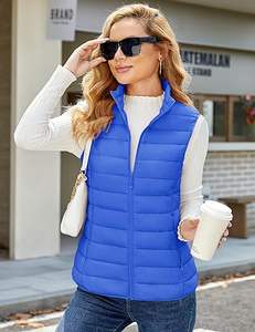 Venta Directa de Fábrica, Chaleco Acolchado con Cierre y Cuello en V, Personalizable, Transpirable, de Alta Calidad, para Hombre, Invierno, Casual - Product Image 1