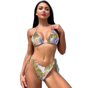 Bikini de Playa para Mujer, Impresión Digital, Acabado Mate, Tonos Tierra, Costuras Premium, Resistente al Cloro - Product Image 3