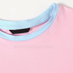 Conjunto de Top Corto y Pantalones Cortos de Algodón para Uso en Exteriores, Diseño Personalizado, Color en Contraste, Cómodo - Product Image 4