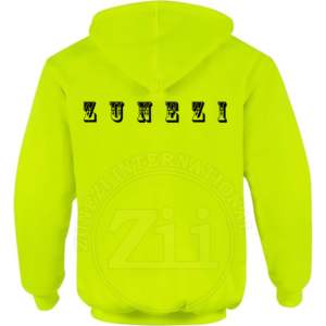 Sudadera CON CAPUCHA DE TRABAJO reflectante ligera y duradera Bolsillos con cremallera en el pecho de poliéster Sherpa Fleece para la construcción Muy Warfull - Product Image 3