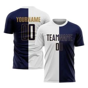 Camiseta de fútbol sublimada de alta calidad personalizada OEM, ropa deportiva Unisex, ropa de fútbol, camisetas de entrenamiento de equipo de club con logotipo personalizado, 2017 - Product Image 6