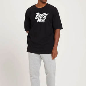 Camiseta de gran tamaño personalizado con estampado de algodón pesado de alta calidad para hombres Top Gym Fitness Gear para niños - Product Image 2