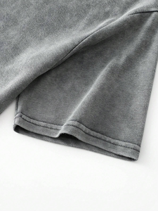 Thiết kế mới hip hop TEE Đen t Áo sơ mi quá khổ unisex đồng bằng cổ điển rửa Áo phông Mens biểu tượng tùy chỉnh trống Phi Hành Đoàn, tập thể dục t Áo sơ mi - Product Image 5