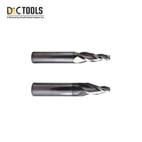 Fraise conique HSS M7 45 degrés brillante non revêtue de haute qualité, tailles personnalisées, pour usinage CNC de haute précision - Outils DIC Garantie 3 ans