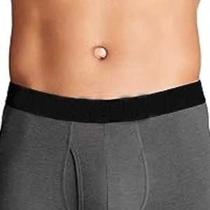 กางเกงบ็อกเซอร์ผ้าฝ้ายสำหรับผู้ชายเอวสูงแห้งเร็วระบายอากาศได้ดีโลโก้นุ่มถักปรับแต่งได้สำหรับผู้ใหญ่ - Product Image 4