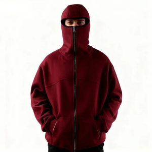 Sweat à capuche unisexe pour homme de qualité supérieure 100% coton Motif uni en polaire Tissu à séchage rapide - Product Image 6